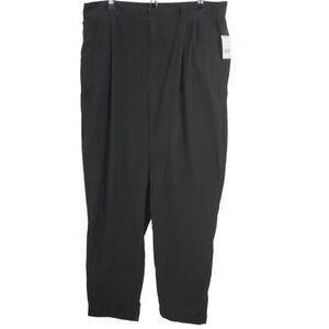 NWT Gap Pleated Tapered Cords Pants Corduroy Dark Brown Noir Fall Casual Size 14